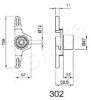 ASHIKA 45-03-302 Tensioner, timing belt
